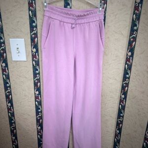 Pink lulu joggers size 0